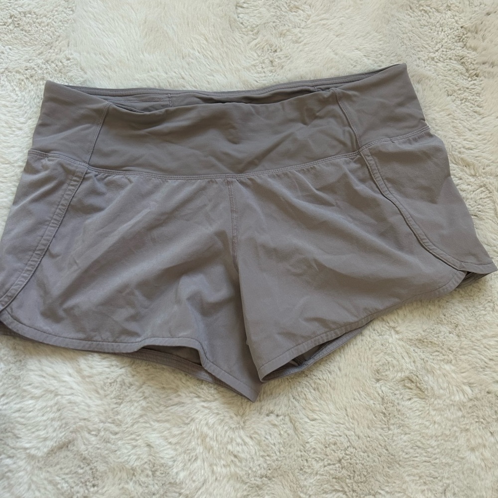 Grey Lululemon shorts worn once!